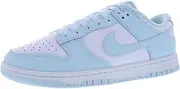 [Nike] Dunk Low Retro Men's Shoes (DV0833-104, White/Glacier Blue), White/Glacier Blue, 9