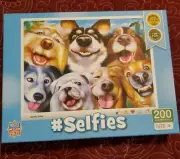 Selfies Jigsaw Puzzle Master Pieces Goofy Grins 200 pcs Kids Dog