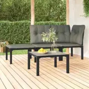 Stable Frame Garden Coffee Table Outdoor Furniture Patio Side Desk Sturdy Top