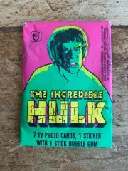 1979 Topps INCREDIBLE HULK Trading Cards SEALED Wax Gum Pack B