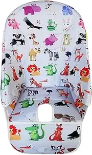 High Chair Seat Cushion - Soft Oxford Cloth Seat Cushion Liner Mat for Highchair,Baby Dining Chair Protection Pad, High Chair Covers for Siesta Zero3, Baoneo High Chairs