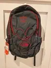 The North Face Jack Daniel's Tennessee Fire Groundwork Backpack Gray Red BookBag