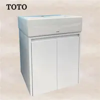 在飛比找ETMall東森購物網優惠-【TOTO】50CM抗汙面盆(L710CGUR)+純白PVC