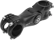 Totority Mountain Bike Stem Mountain Stem Light Handlebar Raiser Stems Mountain Bike Riser Risers Extended Straight Stem Riser Ergonomic Mountain Riser Bike Accessories Aluminum Alloy Black