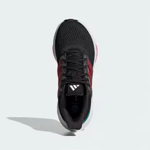 【adidas 愛迪達】慢跑鞋 女鞋 大童 運動鞋 緩震 ULTRABOUNCE J 黑紅 IG5397(8472)