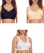 Playtex Women's 18 Hour Front-Close Wirefree Bra With Flex Back
