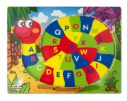 NEW Creative Kids Wooden Learning Puzzle ABC's Ages 4+ Teaching