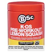BSc K-OS Pre-Workout Lemon Squash 300g