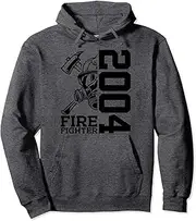 [VidiAmazing] Fire Fighter 2004 19 Years Fire Brigade 19th Birthday Pullover Hoodie ds735