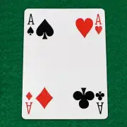 Corner Pip, Ace of Spade, Heart, Clubs, Diamond - Blue Bicycle Gaff Playing Card
