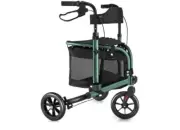 WALK MATE 3 Wheels Rollator Walker 10Lb Seat Backrest Lightweight Foldable