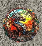 DRAGON metal wind spinners for yard