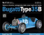 Model Car Kit Assembly Model Kit Italeri Bugatti Type 35B Scale 1:12