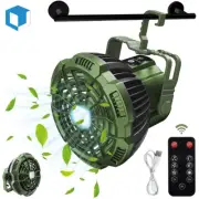 Rechargeable Camping Lantern with Ceiling Fan Portable Outdoor LED Tent Light
