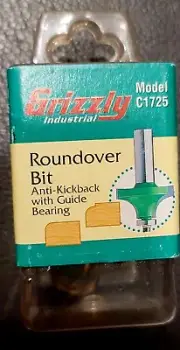 Grizzly C1725 Roundover Bit, 1/2" Shank NIB