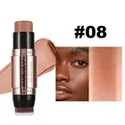 Double-Head Face Bronzer Contour Stick Cream Makeup Light Dark Shadow Lasting Co
