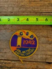 Old School '82 UCSB Double & Metric Century Hipster Bike Patch Schwinn Raleigh