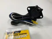 Pilot Automotive TC-133 Trailer Wiring - 4 Wire Flat To 6 Round Adapter Harness