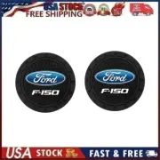2 pk Cup Mat Car Drink Holder Insert Silicone Coaster Set for Ford F150 Style1