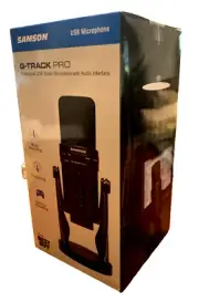 Samson G-Track Pro Professional USB Condenser Microphone with Audio Interface