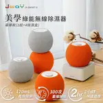 JWAY 美學綠能無線除濕器2小時極速還原 1組+4除濕盒 JY-DH327-5