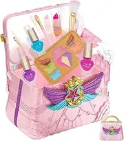 Lueear Play Make Up for Girls - Makeup Vanities Toys | Play Makeup Toys, Girls Makeup Game Includes Storage Case for Girls Real Princess