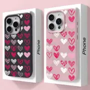 For iPhone 16 Pro Max 15 14 13 12 11 Shockproof Heart Soft Silicone Case Cover
