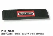 2 Freightliner 6" x 24" Semi Truck Rubber Mud Flaps -1/4 Fender Flaps-PDT1023