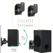 Speaker Bracket Wall Mount Holder Kit for Logitech Z906 Surround Audio Speaker