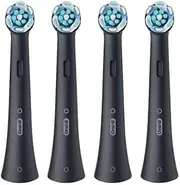 Oral-B iO Ultimate Clean Black Toothbrush Heads, Pack of 4 Counts