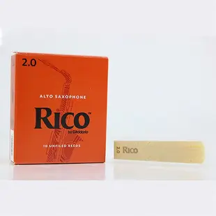 RICO RCWR-RI-A-20 2號中音薩克斯風竹片 五片出貨款【敦煌樂器】