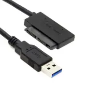 U3-068 USB 2.0 to Micro SATA 7+9 16Pin 1.8" SSD Hard Disk Drive Adapter USB3.0