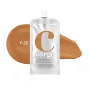 CARGO Cosmetics Lightweight Blendable Oil Free Foundation ~ F 80 ~ 1.33oz NEW!!!