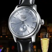 在飛比找momo購物網優惠-【SEIKO 精工】PRESAGE系列 調酒師紳士機械錶-冰