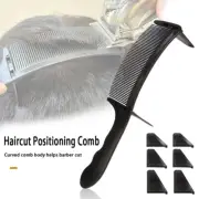 Professional Barber Hair Cutting Curved Positioning Comb Adjustable S Arc Design