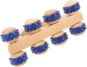 Manual Wooden Massager Roller for Body Portable Handheld Back Massage Tool for Muscle Relief Reducing Aches and Soreness for Home and Travel Use