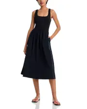 Spanx Mixed Media Tank Midi Dress