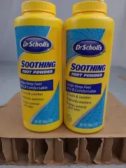 2x Dr Scholls TALC Soothing Foot Powder 7oz NEW Sealed