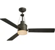 Emerson Highpointe 54-inch Golden Espresso Modern Ceiling Fan