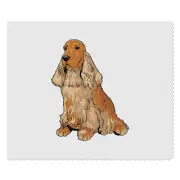 2 x 'Dog Cocker Spaniel' Microfibre Lens / Glasses Cleaning Cloths (LC00029087)