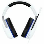 HyperX Cloud Stinger 2 Wired Over-the-head, Over-the-ear Stereo Gaming Headset - White, Blue - Binaural - Circumaural - 32 Ohm - 10 Hz to 28 kHz - cm