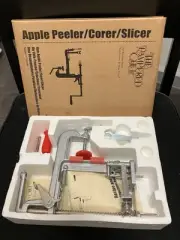The Pampered Chef 2430 Apple Peeler Corer Slicer Vintage New In Box