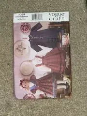 VOGUE CRAFT PATTERN 7099 18" DOLL HEIRLOOM CLOTHES TERESA LAYMAN DESIGNS UNCUT