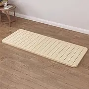 PA-DABAOO Wood Roll-Type Slatted Bed,Couch Cushion Support,Japanese Style Solid Wood Bed Support Slats,Solid Sleeping Bed Tatami Mat, Breathable Bed Plate,60 * 180cm/23.62 * 70.87in