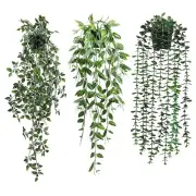 Wall Hanging Eucalyptus Vine Fake Foliage Garland Plants Artificial Ivy Leaves