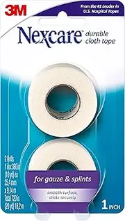 Nexcare Durapore Durable Cloth Tape 1 Inch X 10 Yards, 2 ea