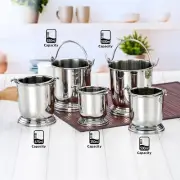 Stainless Steel Mini Dal/ Sambar / Sabji Serving Bucket (350 ml to 1000 ml)