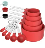 TILUCK Measuring Cups & Spoons Set, Stackable Cups and Spoons, Nesting Measu