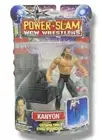 Vtg. Power Slam WCW Wrestlers NIP Kanyon W/ Staircase Action Figure 2000 ToyBiz