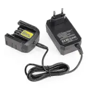 Replacement Charger for Black & Decker 10.8v 14.4v 20v Li-ion Battery Compatible with Electric Drills Screwdrivers and Power Tools EU Plug Lbx20 Model